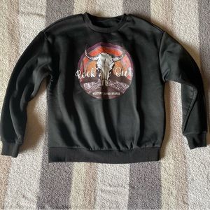 “Rock Out” Crew Neck Sweatshirt
